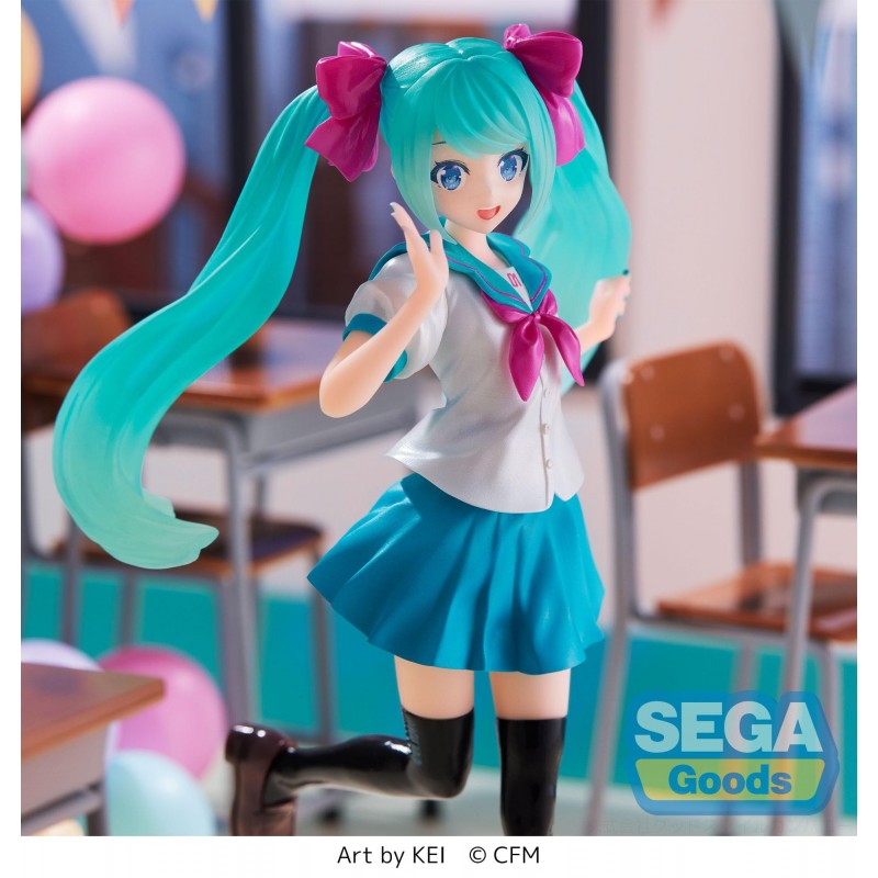 Prize Figure Hatsune Miku Luminasta 16th Anniversary KEI Ver